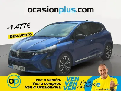 Usado Renault Clio V Techno 90 CV (66 kW) 2024 Azul Berlina
