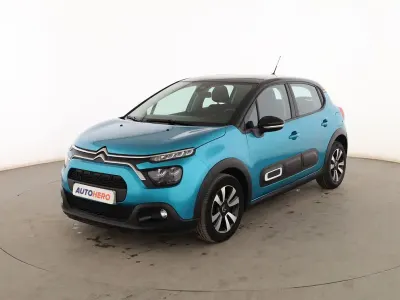 Usado Citroën C3 Feel 82 CV (60 kW) 2022 Azul Utilitario