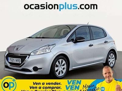 Usado Peugeot 208 Business-Line 68 CV (50 kW) 2014 Plateado Utilitario