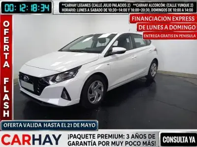 Käytetty Hyundai i20 101 HP (74 kW) 2021 Valkoinen Sedan