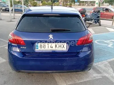 Usado Peugeot 308 Active 110 CV (80 kW) 2018 Azul Berlina
