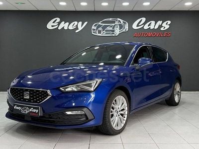 Usado Seat Leon XCELLENCE 150 CV (110 kW) 2021 Azul Berlina