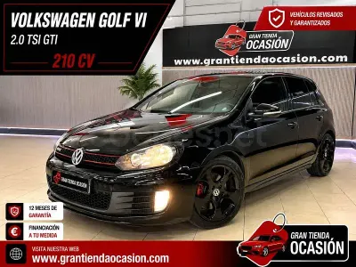 Usado VW Golf VI GTI 210 CV (154 kW) 2010 Negro Utilitario