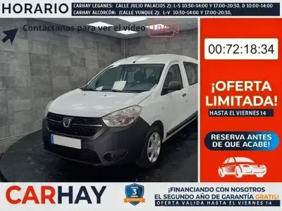 Usado Dacia Dokker Ambiance 102 CV (75 kW) 2019 Blanco Monovolumen