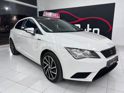 Usado Seat Leon Reference 90 CV (66 kW) 2014 Blanco Berlina
