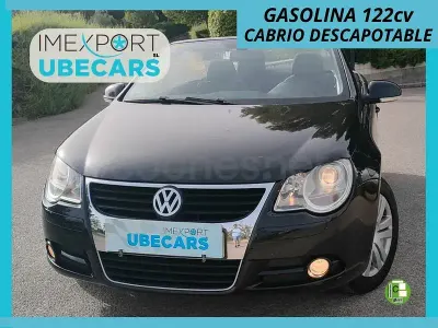 Usado VW Eos 122 CV (89 kW) 2008 Negro Descapotable