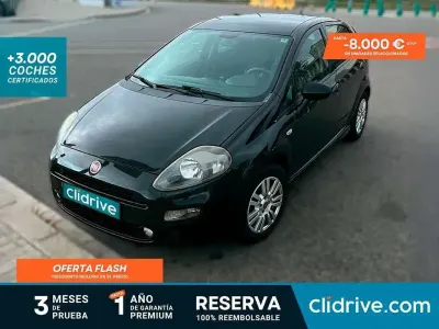 Käytetty Fiat Punto Easy 69 HP (50 kW) 2015 Musta Sedan