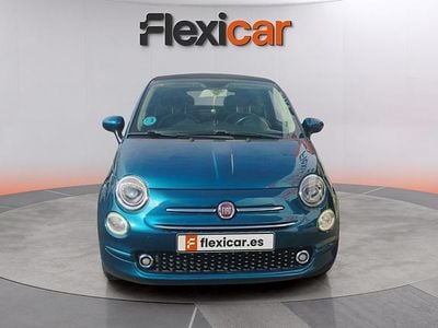 Usado Fiat 500 Lounge 69 CV (50 kW) 2019 Azul Descapotable