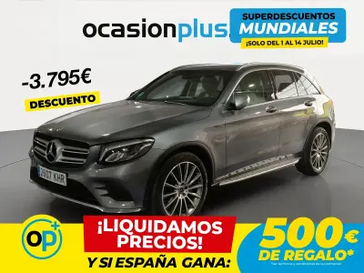 Usado Mercedes GLC220 170 CV (125 kW) 2018 Gris SUV