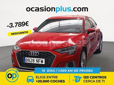 Rojo Usado 2023 Audi A3 Advanced Plus Berlina | 23.990 € (Precio justo)
