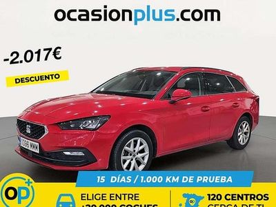 Usado Seat Leon ST Style 116 CV (85 kW) 2023 Rojo Familiar