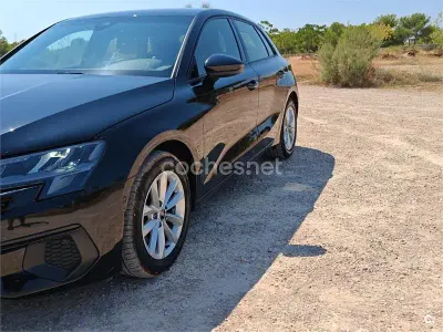 Usado Audi A3 Advanced Plus 150 CV (110 kW) 2021 Negro Berlina