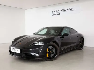 Usado Porsche Taycan Turbo S 559 kW (761 CV) 2023 Negro Berlina