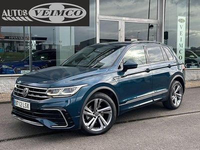 Azul Usado 2021 VW Tiguan R-line SUV | 24.990 € (Un poco caro)