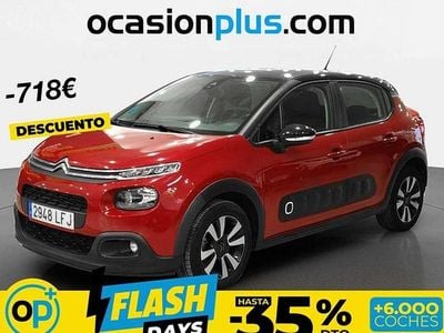 Usado Citroën C3 Feel 82 CV (60 kW) 2020 Rojo Utilitario