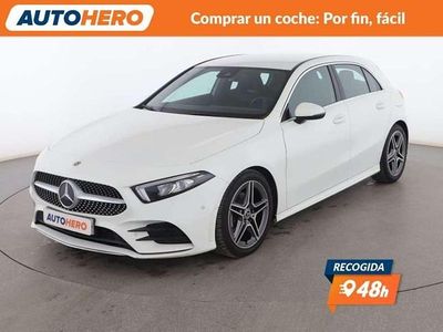Usado Mercedes A220 AMG line 136 CV (100 kW) 2019 Blanco Berlina