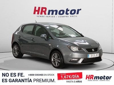 Usado Seat Ibiza I-Tech 90 CV (66 kW) 2015 Gris Berlina