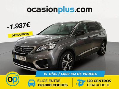 Usado Peugeot 5008 Allure 120 CV (88 kW) 2017 Gris Monovolumen