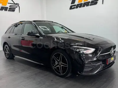 Usado Mercedes C200 163 CV (119 kW) 2022 Negro Familiar