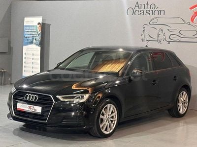 Usado Audi A3 150 CV (110 kW) 2019 Negro Berlina