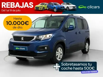 Usado Peugeot Rifter Allure 131 CV (96 kW) 2018 Azul Monovolumen