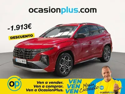 Usado Hyundai Tucson N Line 150 CV (110 kW) 2023 Rojo SUV