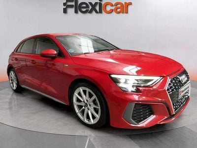 Usado Audi A3 S-Line 150 CV (110 kW) 2023 Rojo Berlina