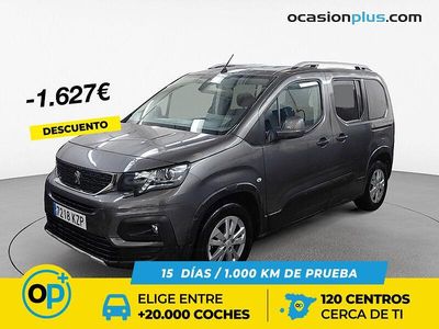Usado Peugeot Rifter Allure 131 CV (96 kW) 2019 Gris / plata Monovolumen