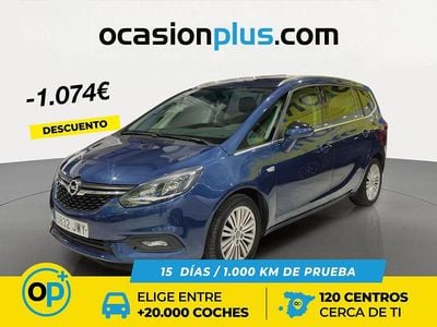 Usado Opel Zafira Selective 120 CV (88 kW) 2017 Azul Monovolumen