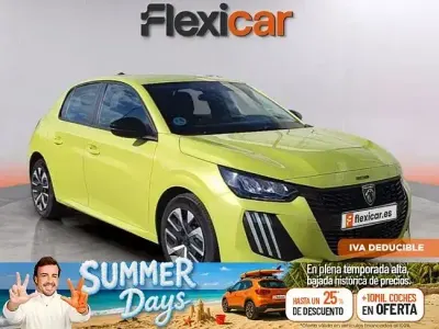 Usado Peugeot 208 Style 100 CV (73 kW) 2024 Amarillo Utilitario