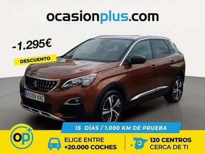 Usado Peugeot 3008 Allure 130 CV (95 kW) 2018 Marrón SUV