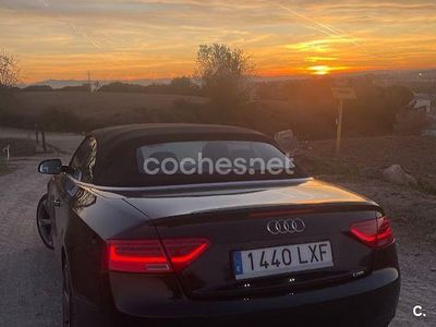 Usado Audi A5 Cabriolet S-Line 245 CV (180 kW) 2014 Negro Descapotable