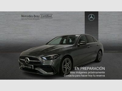 Usado Mercedes C220 200 CV (147 kW) 2021 Gris selenita (metalizado) Berlina