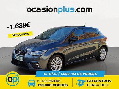 Usado Seat Ibiza FR 110 CV (80 kW) 2023 Gris Berlina