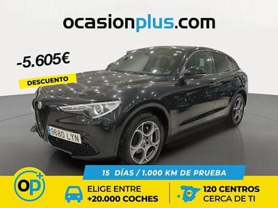 Usado Alfa Romeo Stelvio Sprint 200 CV (147 kW) 2022 Negro SUV