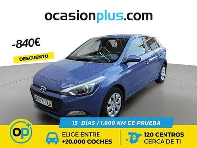 Usado Hyundai i20 84 CV (61 kW) 2017 Azul