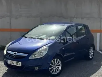 Usado Opel Corsa Cosmo 90 CV (66 kW) 2008 Azul Utilitario