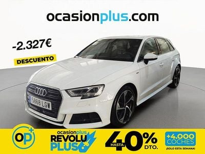 Usado Audi A3 S-Line 150 CV (110 kW) 2020 Blanco Berlina