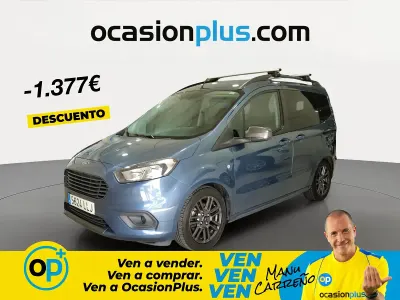 Usado Ford Tourneo Courier Sport 100 CV (73 kW) 2020 Azul Monovolumen