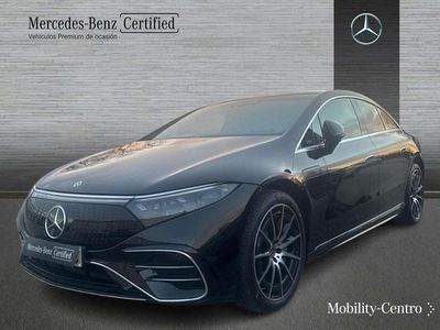 Usado Mercedes EQS450+ Edition 264 kW (360 CV) 2024 Negro obsidiana Berlina