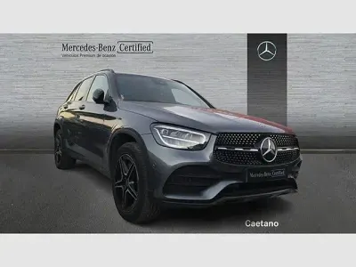 Usado Mercedes GLC300e 306 CV (225 kW) 2021 Gris selenita SUV
