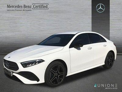 Usado Mercedes A250 AMG line 218 CV (160 kW) 2024 Blanco polar