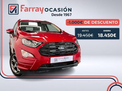 Rojo Usado 2022 Ford Ecosport ST-Line SUV | 18.450 € (Precio justo)