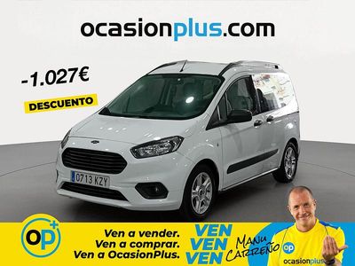 Usado Ford Tourneo Courier Ambiente 100 CV (73 kW) 2019 Blanco Monovolumen