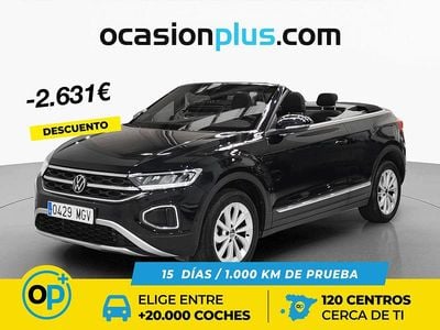 Usado VW T-Roc Cabriolet Style 150 CV (110 kW) 2023 Negro Descapotable
