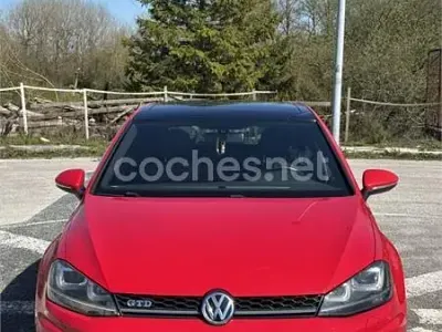 Usado VW Golf VII GTD 184 CV (135 kW) 2014 Rojo Berlina