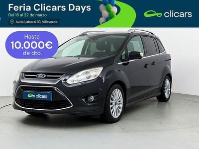 Usado Ford Grand C-Max Titanium 125 CV (91 kW) 2014 Negro Monovolumen