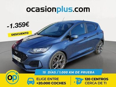 Usado Ford Fiesta ST-Line 125 CV (91 kW) 2023 Azul Utilitario