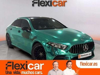 Rojo Usado 2020 Mercedes A180 AMG line Berlina | 23.490 € (Super precio)