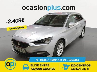 Usado Seat Leon Style 130 CV (95 kW) 2023 Gris Familiar